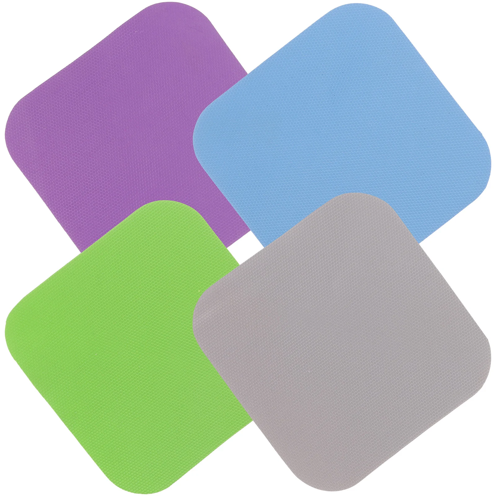 

Rubber Bottle Opening Mat Kitchen Gadget Household Opener Pads Rubber Mats Square Coasters Clamp Jar Lid Gripper Green