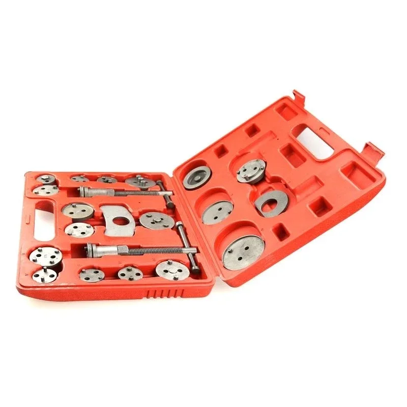22pcs Universal Disc Brake Caliper Piston Wind Back Pad Compressor Tool Adjustment Kit Set