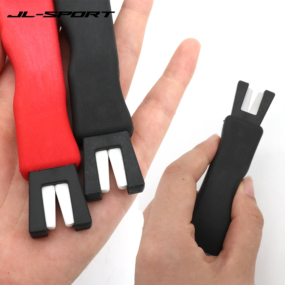 Ice Hockey Shoes Handheld Ice Skate Edge Blade Sharpener Sharpening Stone Tool for Hockey Skates Figure Skating Blade