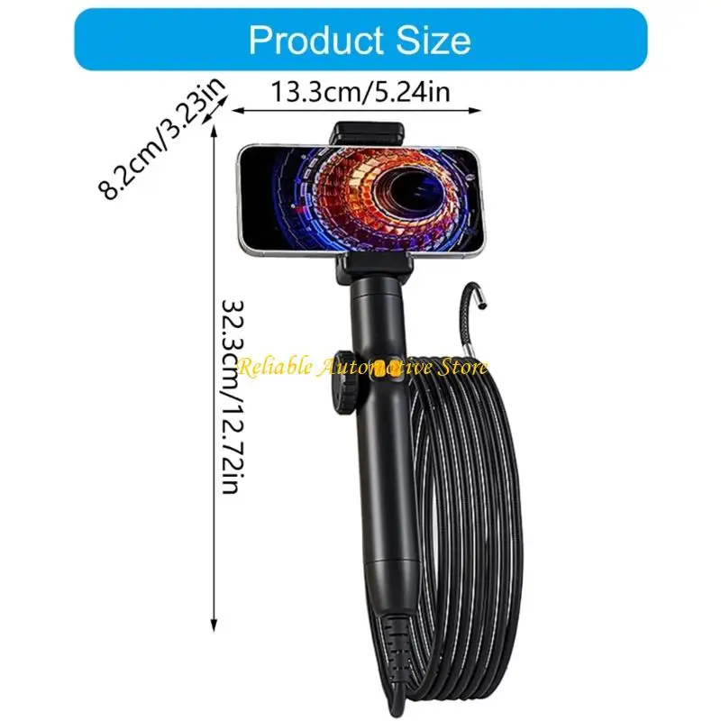 M68B 산업 내 검사 카메라 6/8mm 렌즈 1080p 6 LED 카메라 360도
