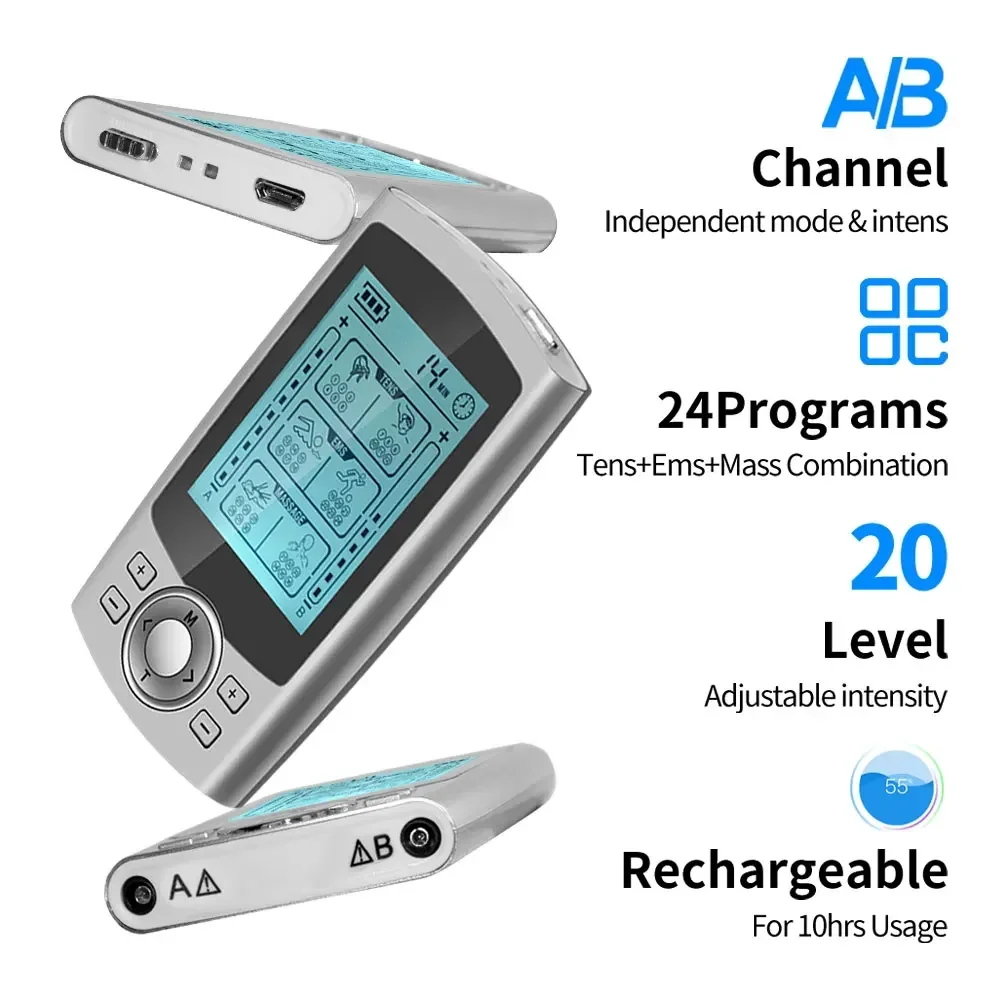 36 Modes EMS Tens Unit Muscle Stimulator Electric Acupuncture Body Massage Digital Therapy Electro Stimulator Slimming Machine 5