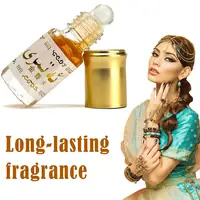 Huile de parfum roll-on or du Moyen-Orient, parfum naturel longue durée, parfum corporel portable, roll-on arabe traditionnel 2