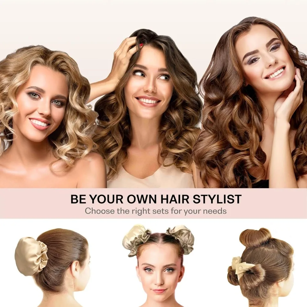 Heatless Curling Rod Silk Curls No Heat Hair Curler Soft Hair Rollers Sleeping Headband Lazy Curlers Styling Tools hair styling tool hair curling tools