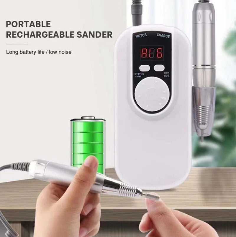 2021 Portable Rechargeable 35000RPM Dental Lab Equipment Electric Micro Motor machine LAAOVE Micromotor LAAOVEs-3 handpiece 5