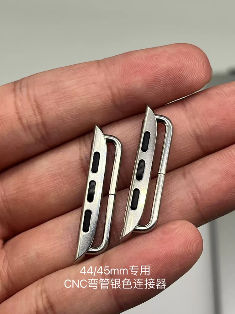 Dual Connector Adapter Set for Smartwatch Bands with Metal Clasp