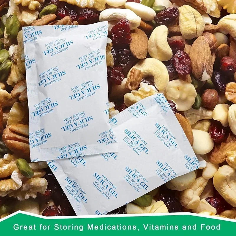 20pcs 10g/bag Non-toxic Silica Gel Packs silica gel desiccant moisture absorber bag moisture absorber moisture absorbing bag Desiccant Dehumidifier for Clothes Jewelry Moisture Absorber Anti Humidade Deodorant