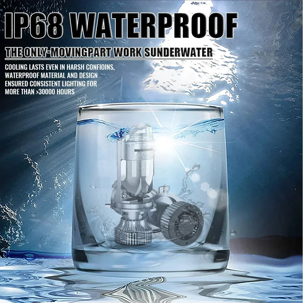 ڵ Ʈ   STG PTF   , 700W 200000LM H4 Bi LED ̴  , ڵ LED , 12V 24V