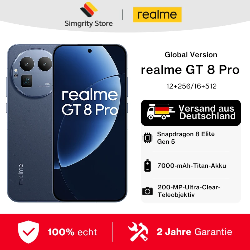 五*中様 【8elite gen5】グローバル版512GB【realme gt8 8elite gen5