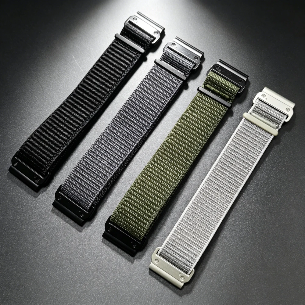 Premium Woven Nylon Smartwatch Strap - QuickFit 22mm/26mm
