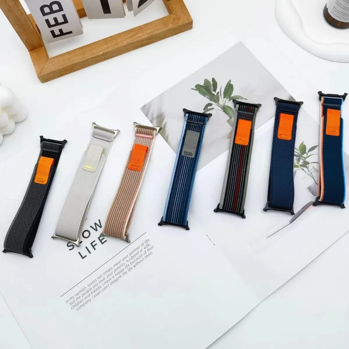 Durable Nylon Trail Loop Strap - No Gap Bracelet Wristband for Samsung Galaxy Watch Ultra