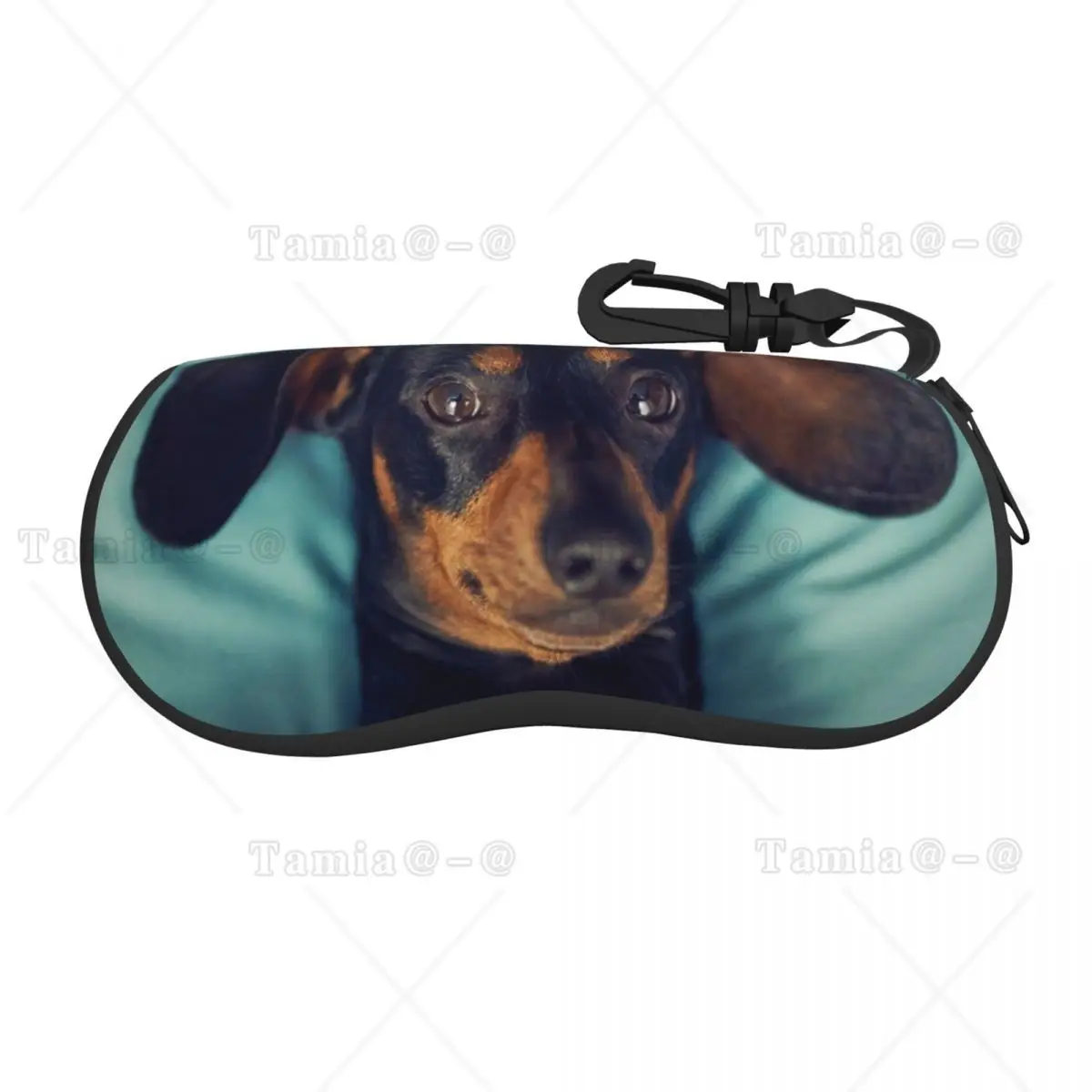 

Dachshund Shell Eyeglasses Protector Cases Fashion Sunglass Case Badger Sausage the Wiener Dog Glasses Bag