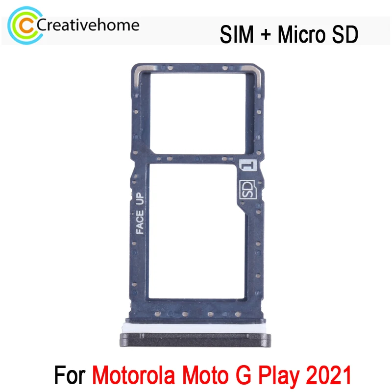 

Лоток для SIM-карты + лоток для карты Micro SD для Motorola Moto G Play 2021
