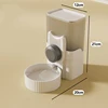 Bowl for Cats Dogs Supplies 2 in1 Cat Feeding Water Bowl Pet Hanging Cage Feed Adjustable Kitten Puppy Feeder Raised Stand Dish 6