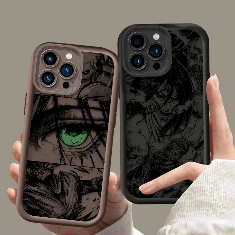 Eren Eyes Soft TPU Phone Case - Attack on Titan