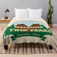 Welcome To Twin Peaks Throw Blanket Soft Plush Plaid 1