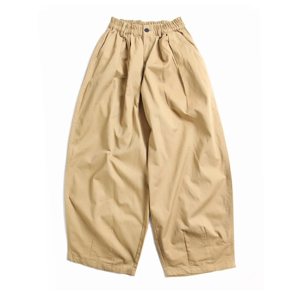 Mens Pants Spring Casual Japanese Loose Wide-leg Pants Solid Color Cargo for Men and Women Streetwear Ropa De Hombre casual pants