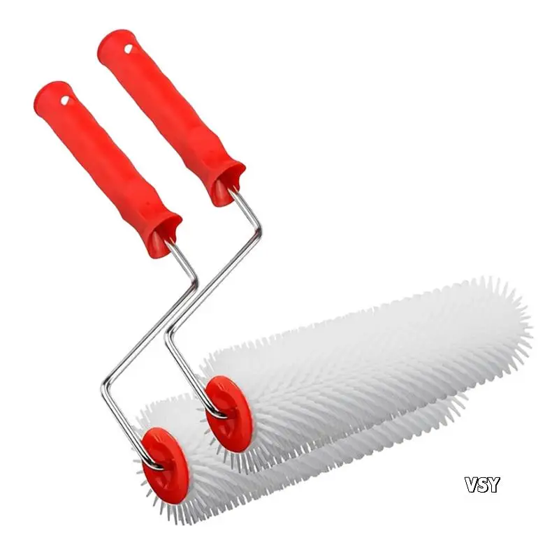 9인치 스크리드 스파이크 롤러 라텍스 바닥 셀프 레벨링 스파이크 롤러 (에폭시 바닥용)