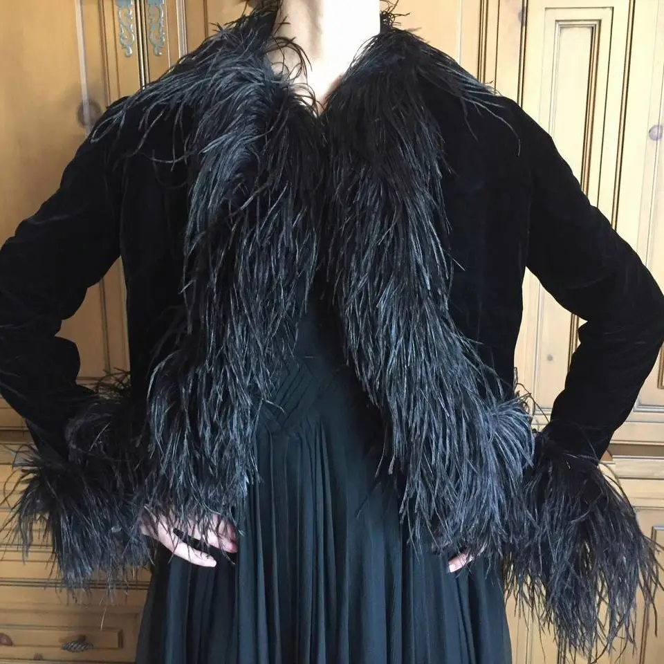 10Ply Fluffy Feather Natural Ostrich 