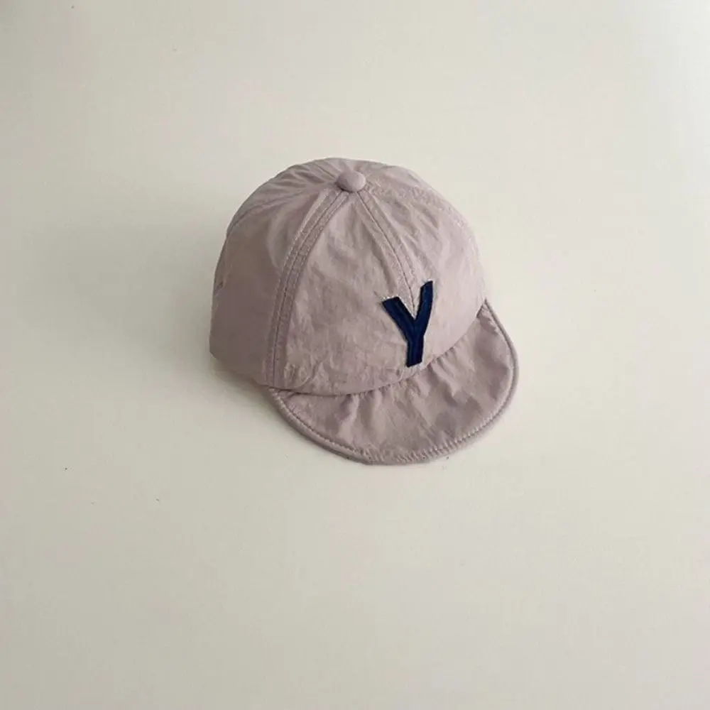 Korean Summer Letter Baseball Cap Thin Breathable Children Peaked Hat Outdoor Quick-drying Baby Sunscreen Cap Boys Girls