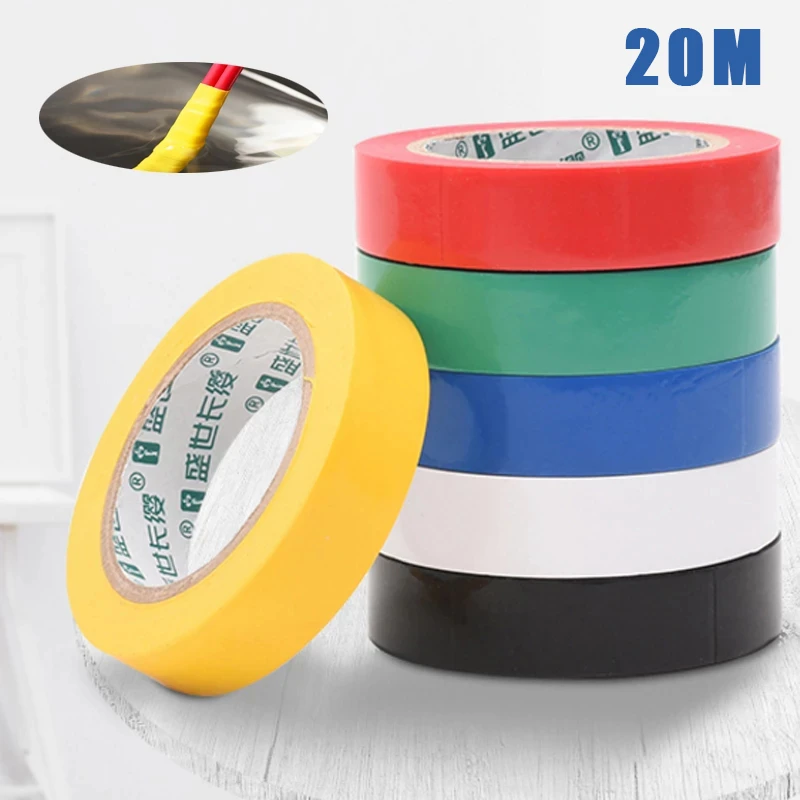 Pvc Electrical Insulation Tape Pvc Automotive Wiring Harness 20m