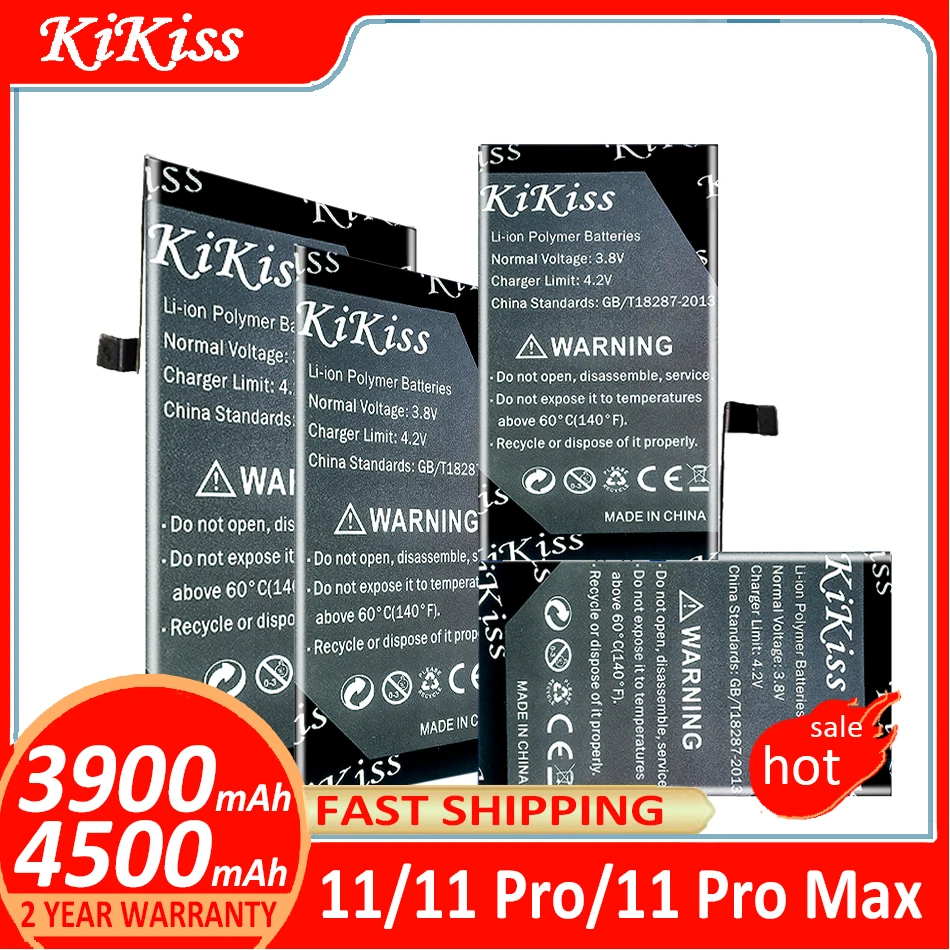 

KiKiss Battery for iphone 11/11 pro 11pro/11 Pro Max 11Pro Max for iphone11 for iPhone11 Pro Max Batterij + free tools
