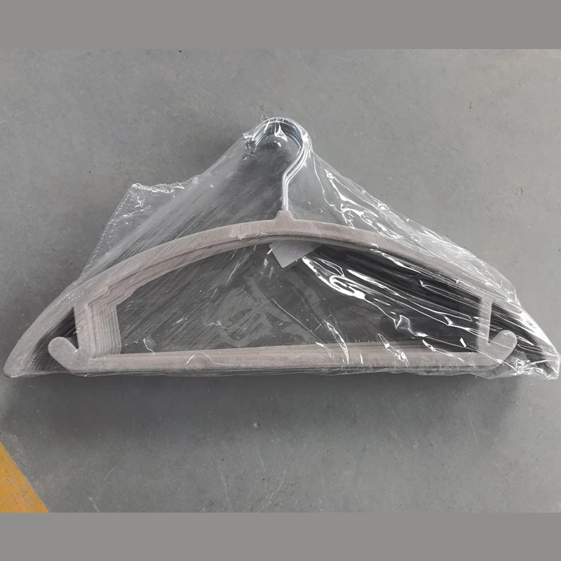 Appendiabi Antiscivolo Floccato In ABS Da 41 Cm, Finura Del Negozio Di Abbigliamento, Stoccaggio Senza Cucure, Vesti Per La Casa, Appendiabi Magico