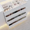 Armoire Bedroom Island Wardrobe Closet Island w/ 16 Drawers & Glass Tabletop,Island Dresser with Jewelry Organizer,Closet Island 6