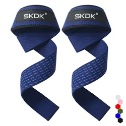 Adjustable Non - Slip Weightlifting Wrist Straps - Enhanced Grip & Support (BLUE)