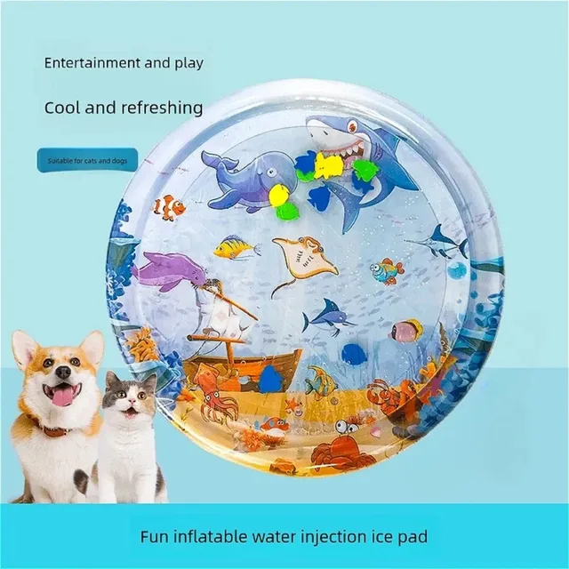 Cooling Pet Bed Water Sensory Play Mat Thickened Cooling Cat Bed Cushion Puppy Kennel Top Quality Cool Cold Mat Pet Supplies 2