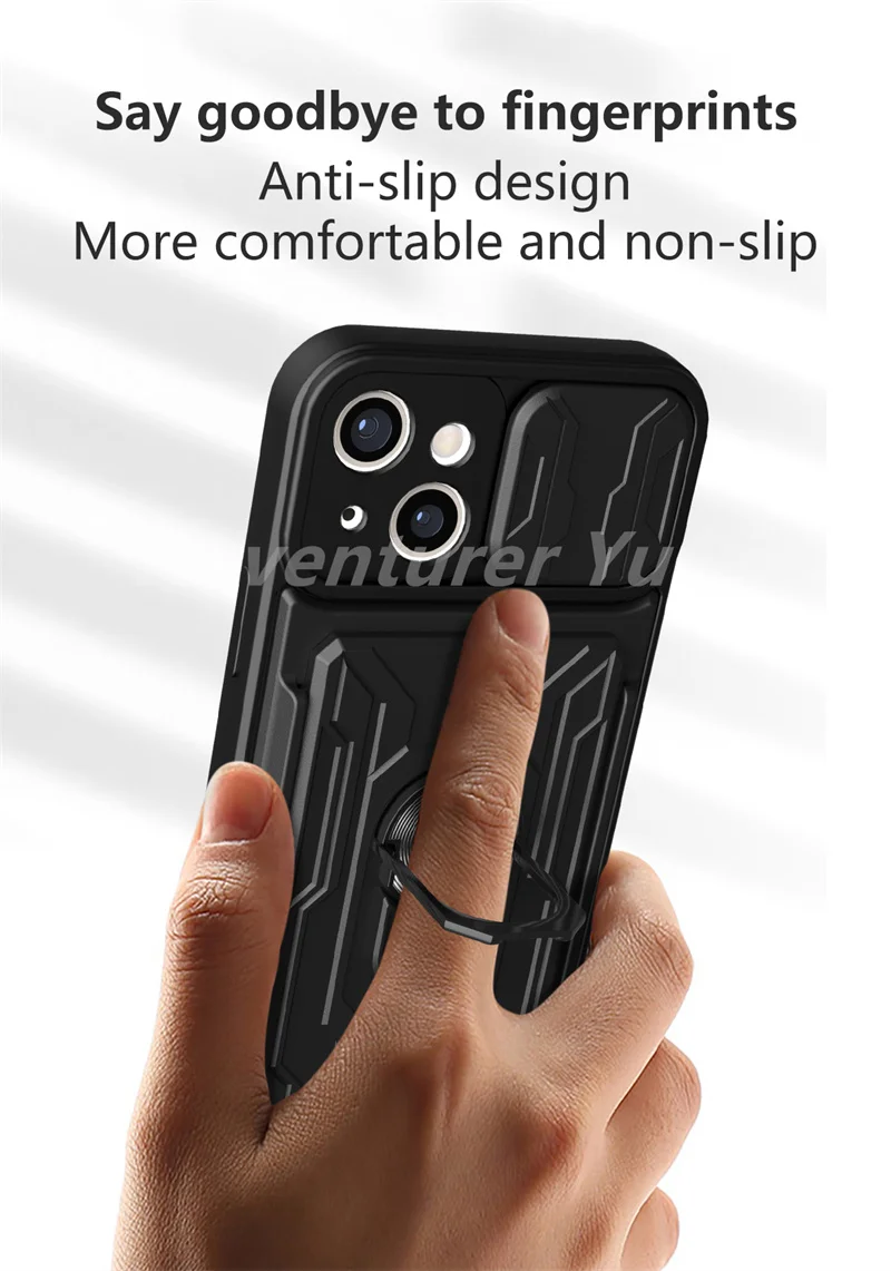 moto g7 case For iPhone 14 13 12 11 Pro Max Shockproof Case Armor Bumper Ti Gray Military-Grade Anti Drop Ring Kickstand Card pocket X XS XR moto e6 phone case