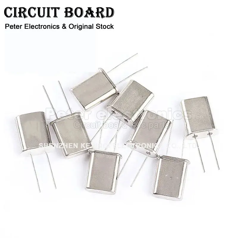 5PCS Crystal Oscillator 2.4576M Dip 2pin 2.4576MHz HC-49U Quartz Crystal Passive Oscillator