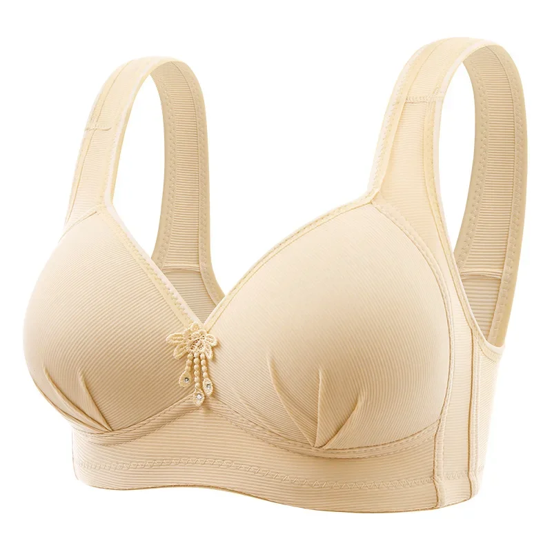 New Large-sized and Thin Style Without Steel Ring Bra Comfortable and Sseamless Breathable and Smooth Back Bra 2