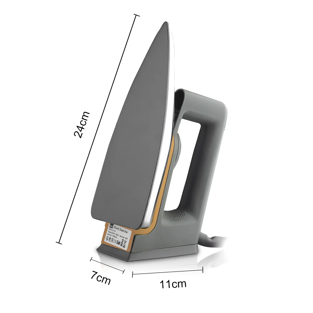 2025 Upgraded 1000W High-power Electric Iron 220V Home Travel Portable Stainless Steel Base Plate Clothing Iron 6