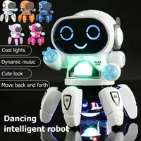 Dance Music 6 Claws Robot Octopus Spider Robots Vehicle Birthday Gift Toys for Children Kids Early Education Baby Toy Boys Girls 1