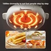 220V Electric Crepe Maker Household Deepen Pancake Baking Pan Multi Cooker with 34cm Diameter Home Electric Frying Pan 6