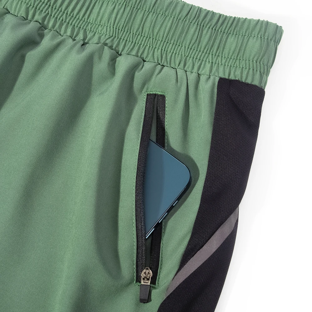 ARSUXEO Men's 7" Running Shorts 2 in 1 Quick Dry Athletic Training Exercise Jogging Sports Gym With Zipper Pocket Workout 6