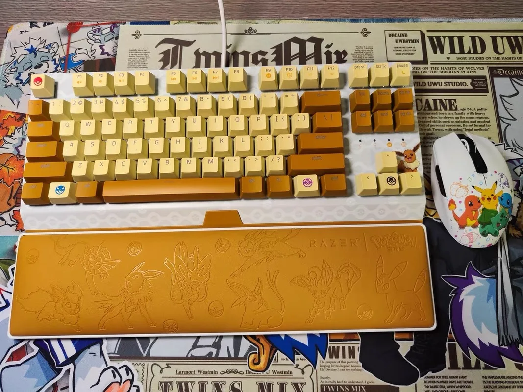 Razer Blackwidow V3 Tenkeyless Green Switch Pokemon Limited