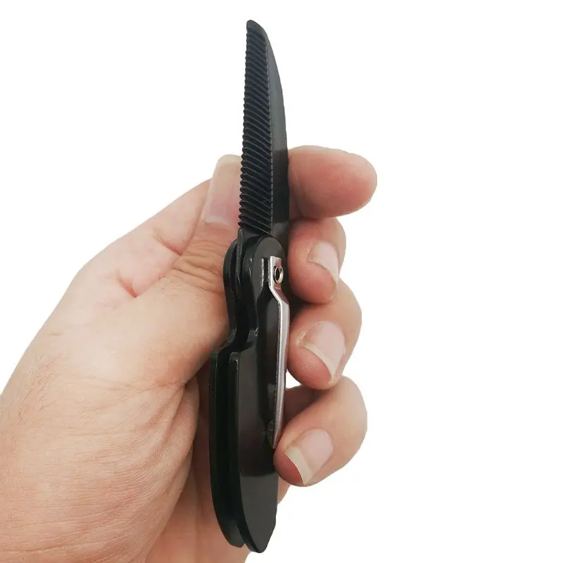 

1 Pc Folding Pocket Clip Hair Mustache Beard Comb for Men Dropship