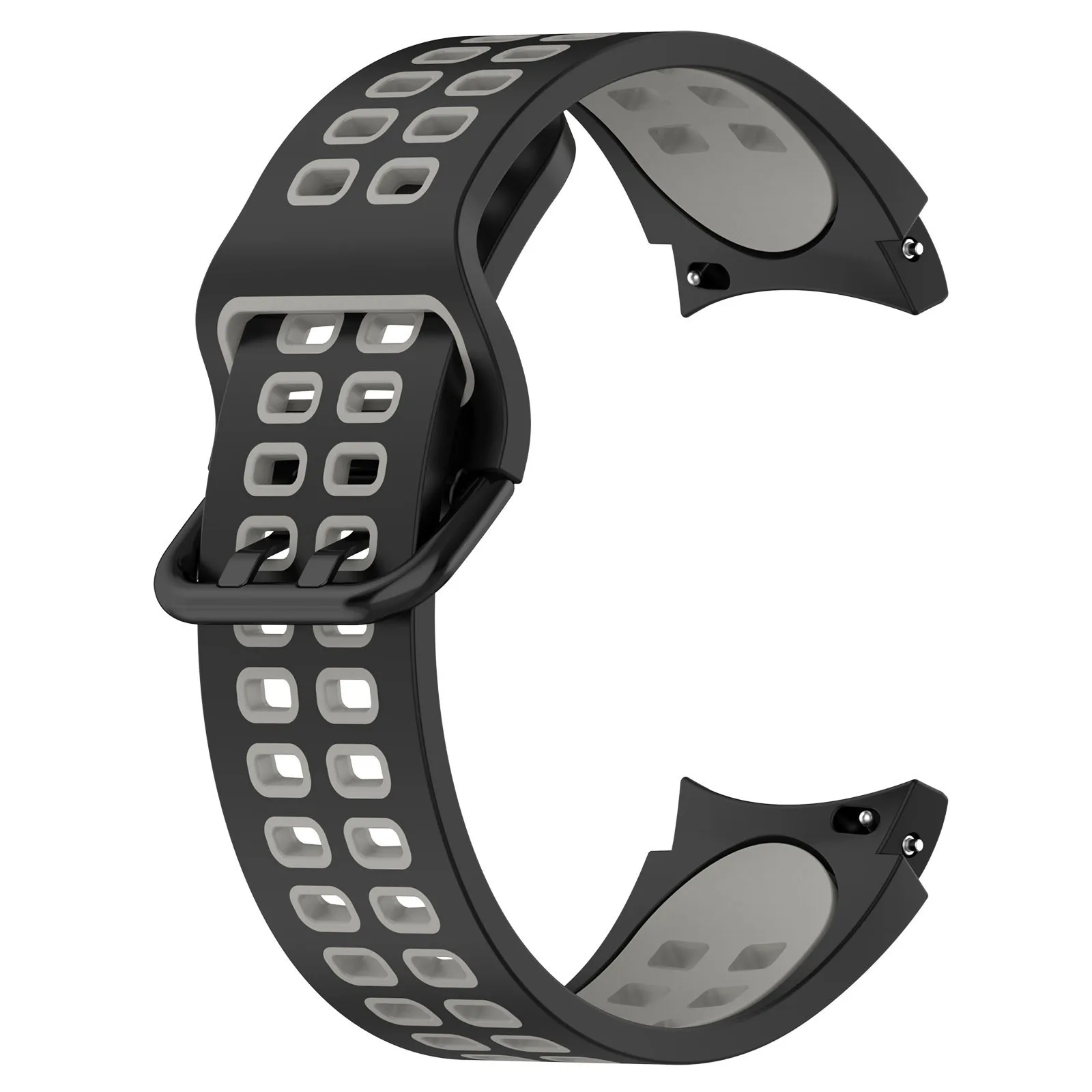 Dual-Color Silicone Watchband Strap - Versatile and Stylish Accessory