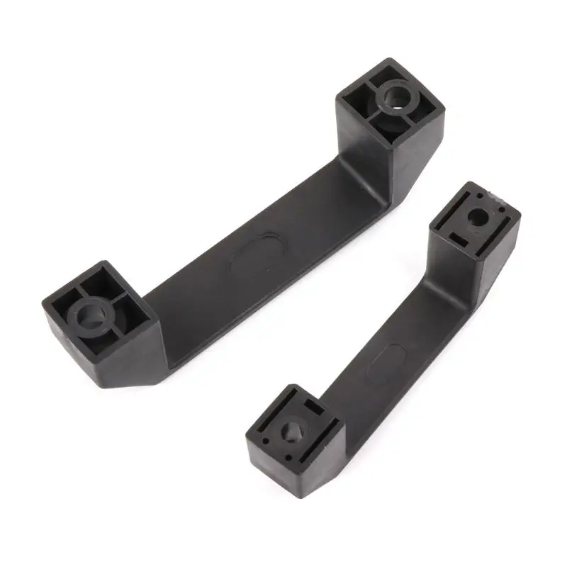 2pcs Black Plastic Nylon T Slot Black Door Handle for Aluminum Extrusion Profile Series with Slot 6mm 90mm/120mm