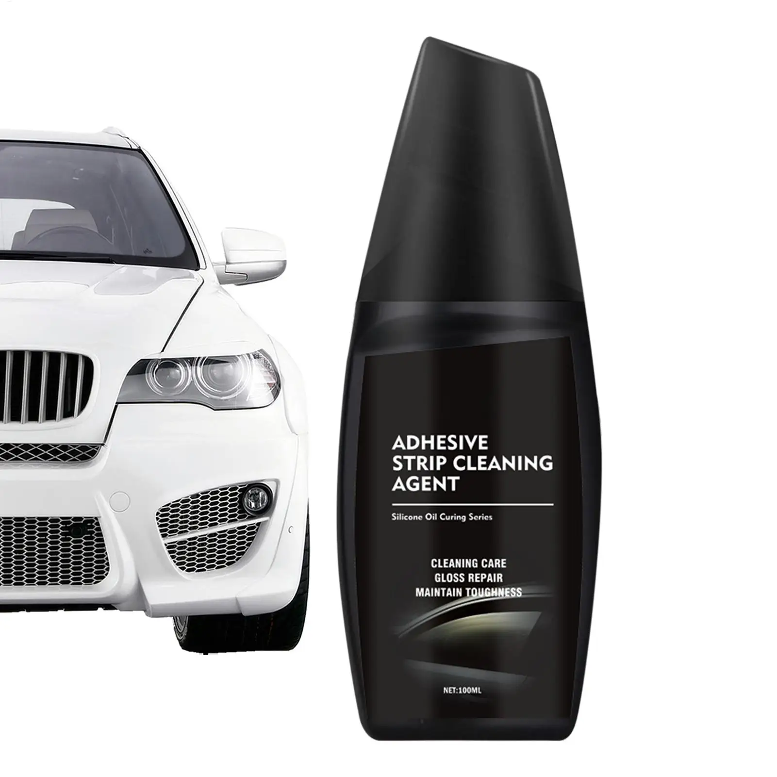 Car Window Rubber Lubricant 100ml Rubber Strip Repair Agent Softening Agent Rubber Cleaner for Car Maintenance Eliminates Noise