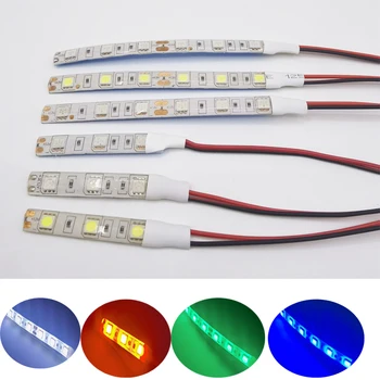 유연한 스트립 조명, 방수 Led 테이프, 티라 조명, 집 장식용 램프, 자동차 램프, dc12 v, 5050, 10cm, 6 개, 5cm, 3 개