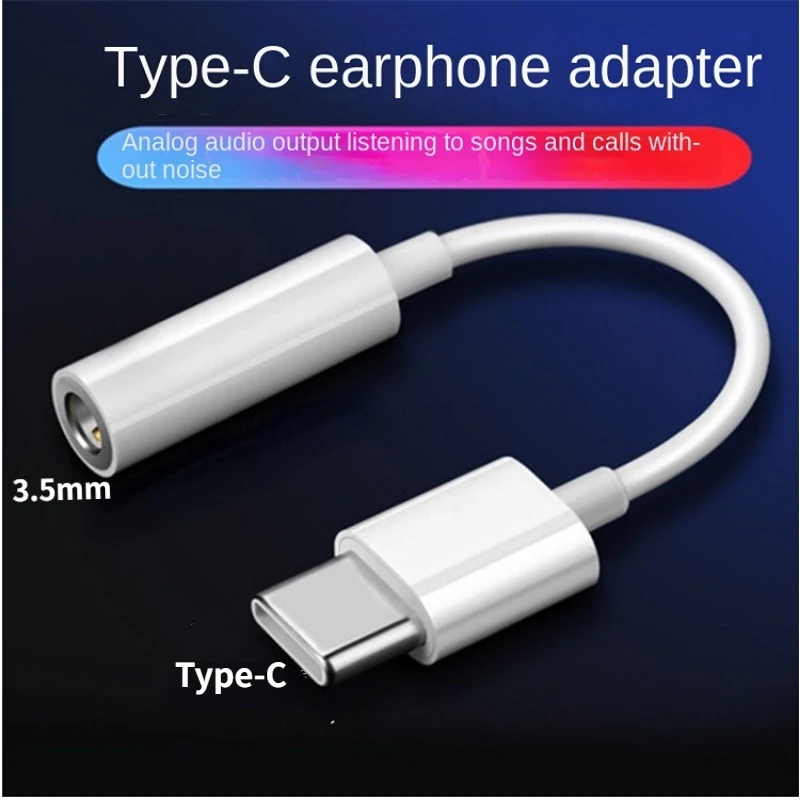 Type C To 3.5 Mm Aux Adapter Type-c 3 5 Jack Audio Cable For Samsung ...