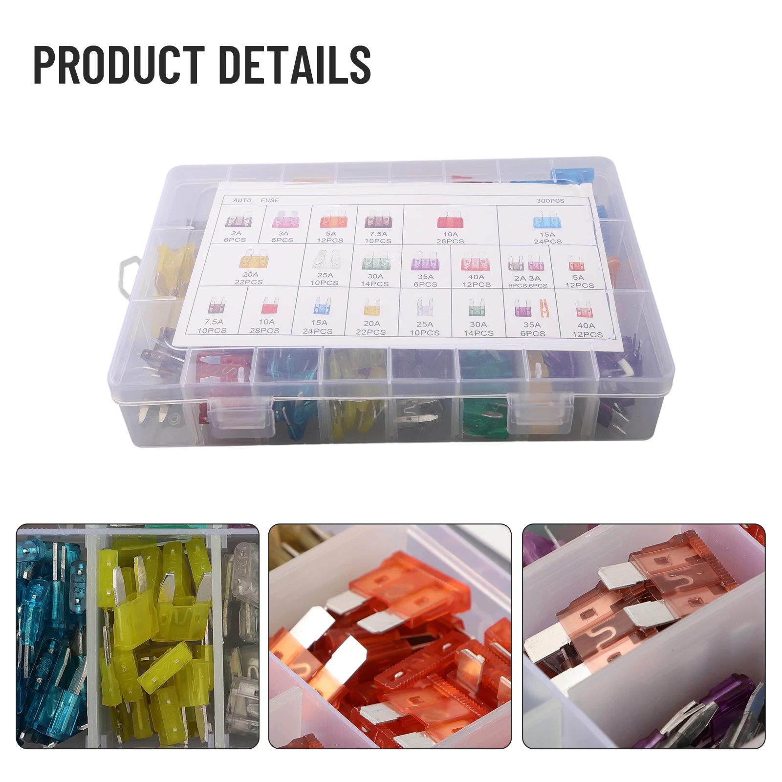 

Chip Type Fuse Extractor Fuse Extractor F/ Fast High Quality 300pcs 32V Automotive Blade Fuse Kit Protect Electrical Equipment