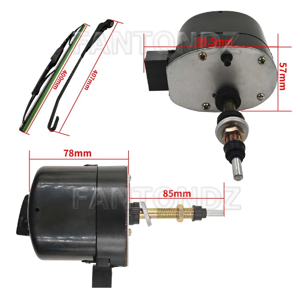 Motorino Tergicristallo Ape 50 Motore Tergicristallo 12V Braccio