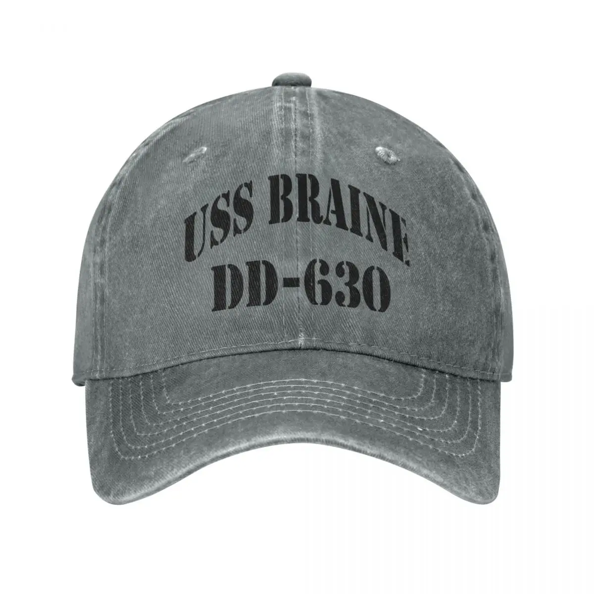 

USS BRAINE (DD-630) SHIP'S STORE Cap Cowboy Hat new in hat Military cap man Winter cap for women Men's