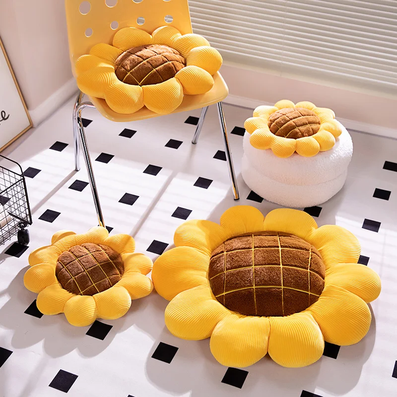 Oreiller en peluche tournesol - Inusitado Incanto