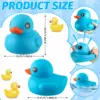 5 Inches Large Rubber Ducks Bulk Large Duck Toy Squeak Rubber Duckie Floating Bath Toy Duck for Birthday Party Decoration Gift 2