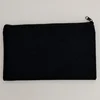 Black White Canvas Coin Money Pouch Small Toiletry Brushes Makeup Organizer Students Stationery Pencil Bag DIY Craft Storage Bag 1