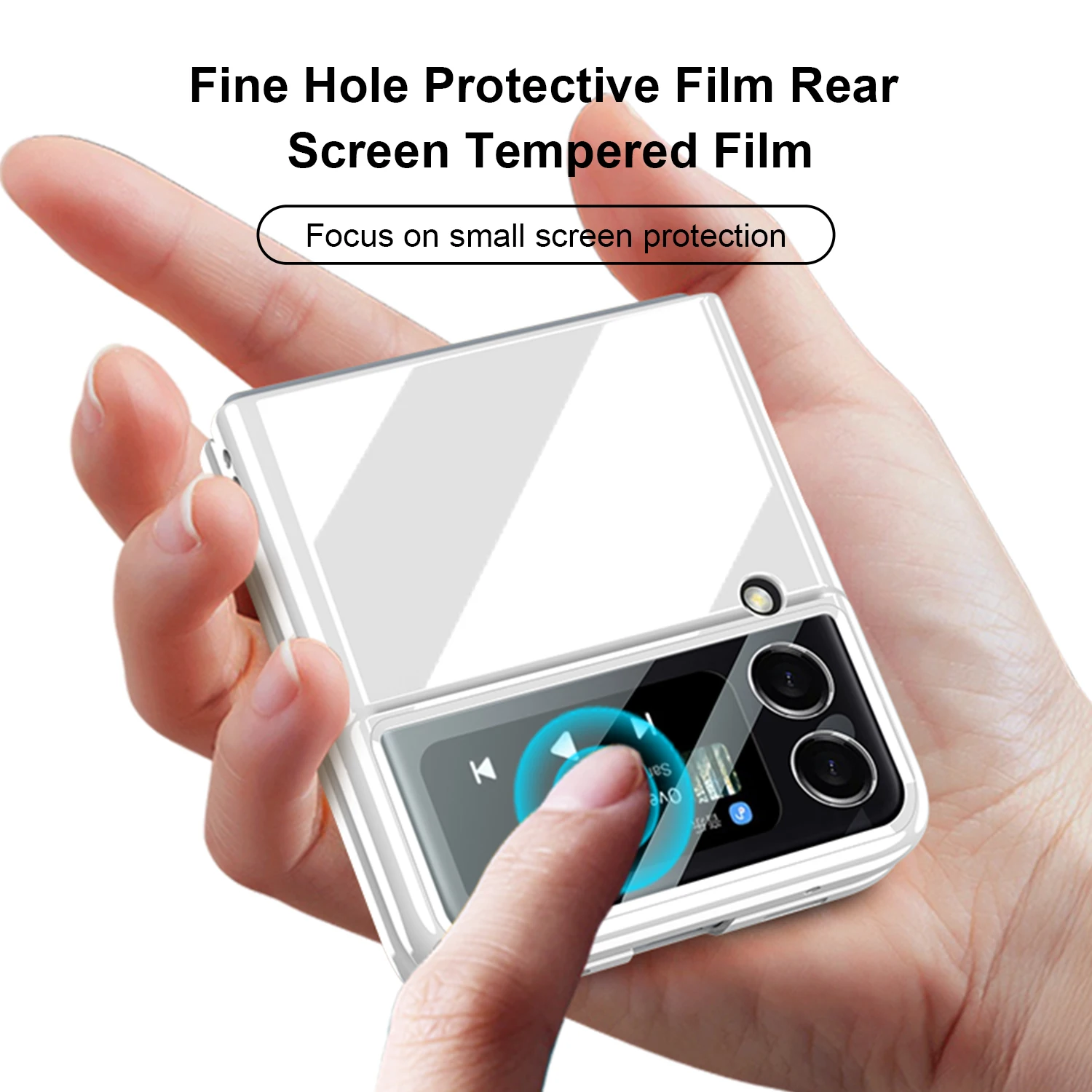 Z Flip 3 Case For Samsung Galaxy Z Flip 3 Flip3 ZFlip3 5G SM-F711B Protect Cases Funads ZFilp 3 Bumper Phone Back Cover Shell